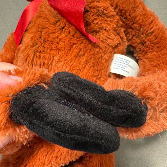 Gently loved | fox stuffed animal | Velcro hands - Picture 4 of 5